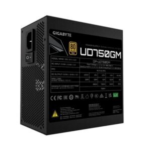 FUENTE DE PODER GIGABYTE 750W  80 PLUS GOLD GP-UD750GM