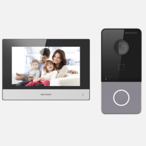CONTROL DE ACCESO IP HIKVISION video intercom kit for villa or house. only one call button
