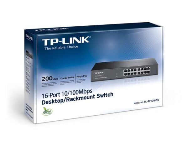 SWITCH TP LINK 16 PUERTOS 10/100MBPS TL-SF1016DS