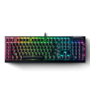 TECLADO RAZER USB BLACKWIDOW V4 X GREEN  NASA RZ03-04700200-R3U1