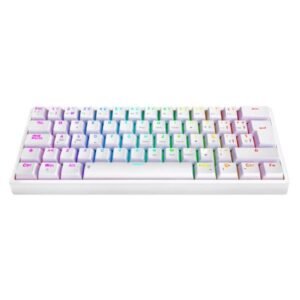 TECLADO GAMING  EAGLE WARRIOR MECANICO USB GAMING 62 RGB LED BACKLIT,WHITE KGY182U0002C