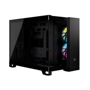 CASE GAMING  CORSAIR DOBLE CAMARA MEDIA TORRE 2500X VIDRIO TEMPLADO ICUE LINK RX RGBBLACK CC-9011267-WW