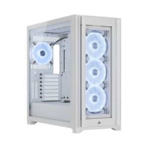 CASE GAMING  CORSAIR  ICUE 5000X RGBQL EDITION MID TOWER ATX WHITE 4 120RGB CC-9011233-WW