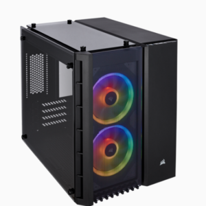 CASE CORSAIR CRYSTAL SERIES 280X TEMPERED  GLASS MICRO ATX BLACK CC-9011135-WW