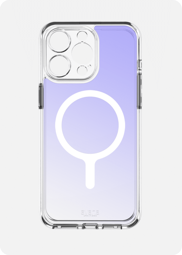 Itskins Avana Case iPhone 15 Pro Max (6.7") Cosmic // Violet Compatible With Magsafe.