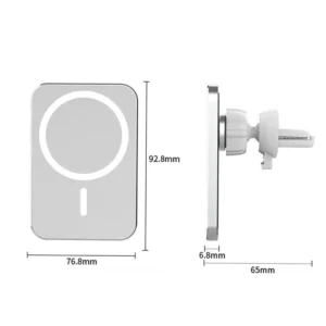 Hold Car Magnetico para iPhone con magsafe blanco