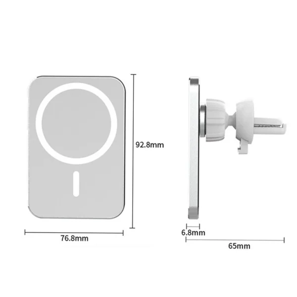 Hold Car Magnetico para iPhone con magsafe blanco