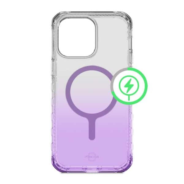 Itskins Case iPhone 14 Pro Max Supreme R / With Magsafe Ombre Light Purple