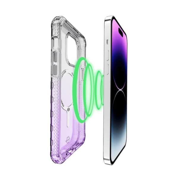 Itskins Case iPhone 14 Pro Max Supreme R / With Magsafe Ombre Light Purple - Image 2