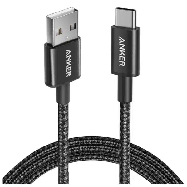 Anker 323 USB-A to USB-C Cable (6ft Braided) B2B - UN (excluded CN, Europe) Black Iteration 1 Special