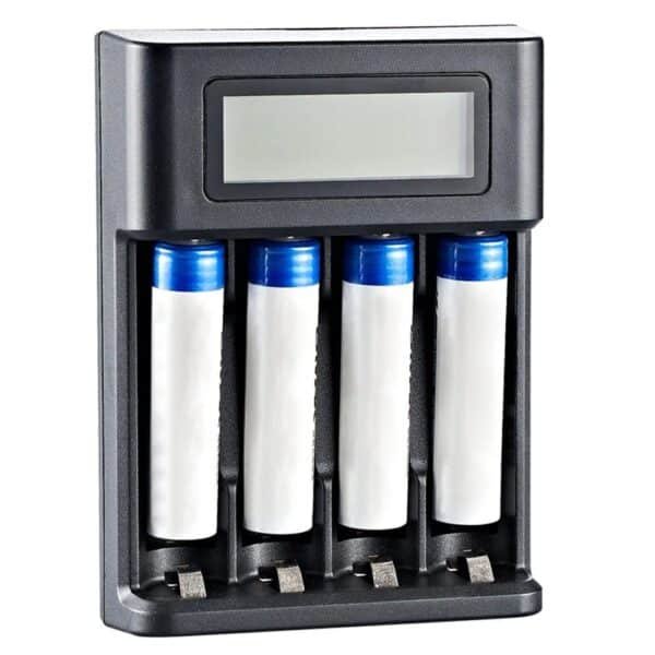 Cargador de batería Universal con pantalla LCD, 4 ranuras, ranura independiente, para batería recargable NI-MH /NI-CD, AA, AAA, 1,2 V - Image 4