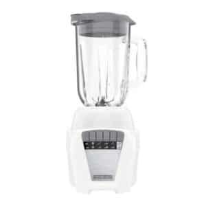 Licuadora 8 Vel+ Pulso 1.5 Ltrs 2 Jarras Vidrio-Plastico 700W Blanca Black & Decker BL0876-3WDLA