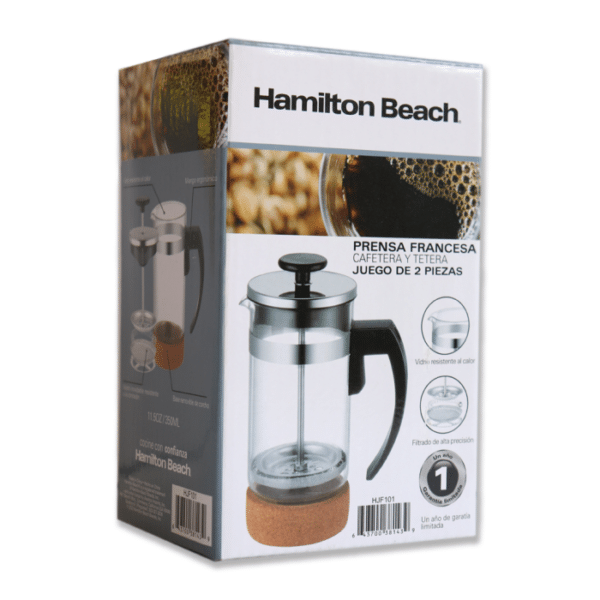Hamilton Beach Prensa Francesa Vidrio 350Ml Hjf101 - Image 2