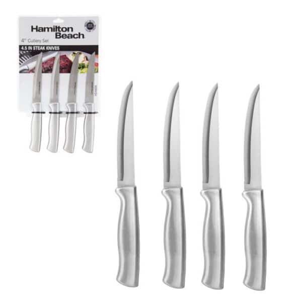 Hamilton Beach Set Cuchillos 4 Pzas Sierra 1.5 Mm Acero Inox Hda605 - Image 3