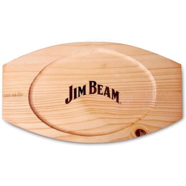 Jim Beam Sarten Hierro Fundido Con Base Madera Jb0159 - Image 2