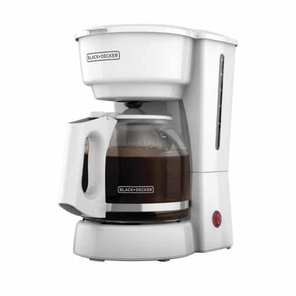 Black + Decker cafetera 12 tazas blanca C/F CM0916W