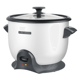 Black + Decker olla arrocera 28 tz cocidas blanca RC628W
