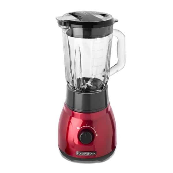 Black + Decker licuadora 2 veloc 750w + vaso personal roja metalica BL1650R - Image 2