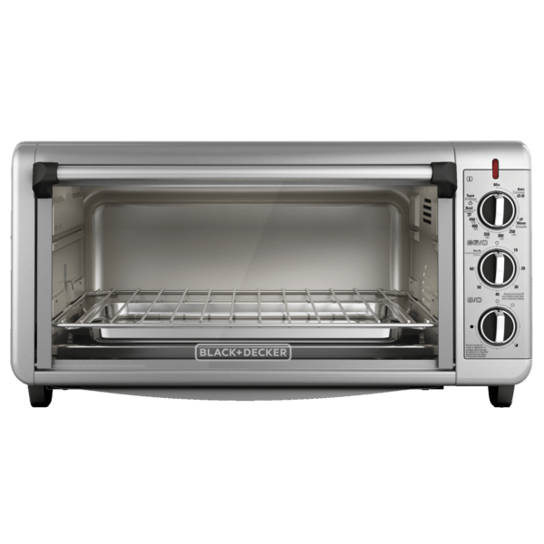 Black + Decker horno de conveccion extra ancho 8 rebanadas inox TO3260XSBD