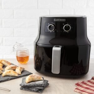 Black + Decker freidora de aire 4L negra HF4004B