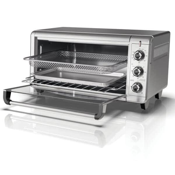 Black + Decker horno tostador con freidora de aire 9 rebanadas TO4315SS-LA