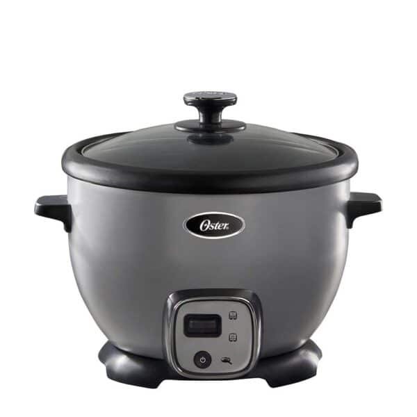 Ollera Arrocera Oster - 12 Tazas - Función De Sofrito - Antiadherente - Tapa De Vidrio - 900W