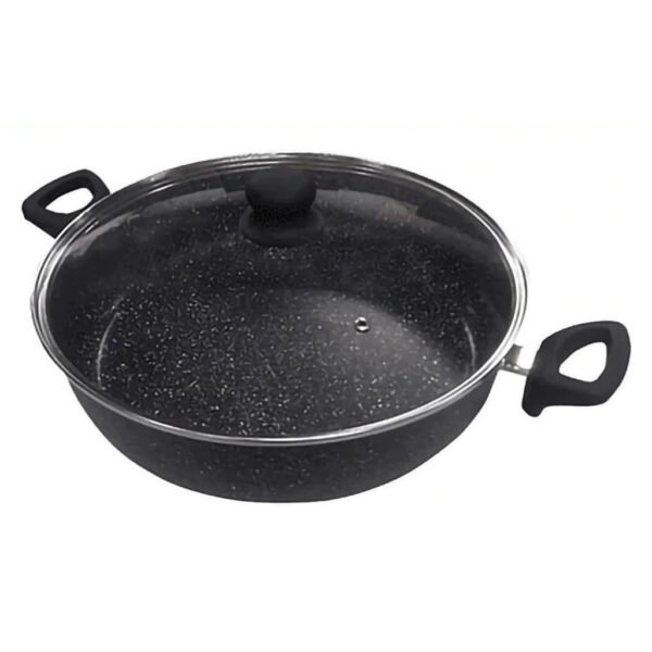 Westinghouse Cacerola Baja Con Tapa Marmol Negro 28 Cm Wccc0009L28Mbb - Image 2