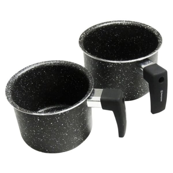 Westinghouse Set De 2 Ollas Para Leche Marmol Negro 12Cm Wccs000902Ambb - Image 2