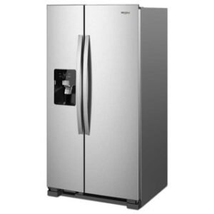 Whirlpool refrigerador 21 pies con dispensador acero inox. 7WRS21SDHM