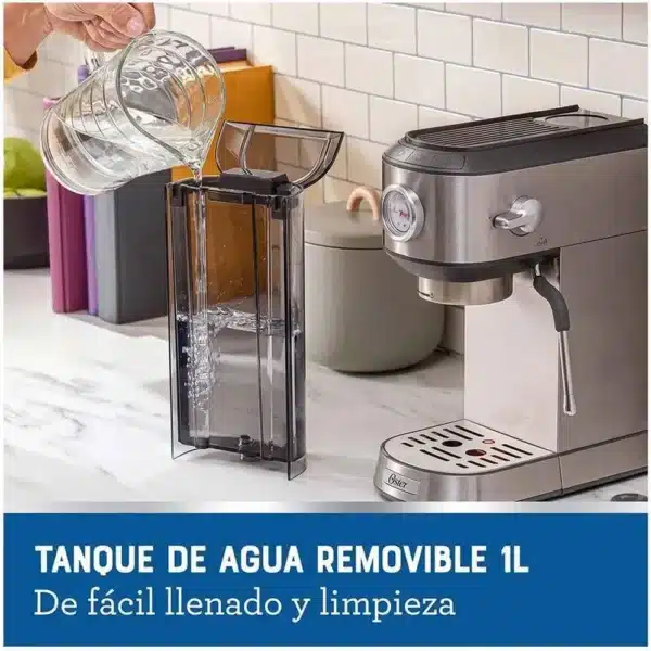 Cafetera compacta de Espresso con bomba italiana de 15 bares OSTER - Image 8