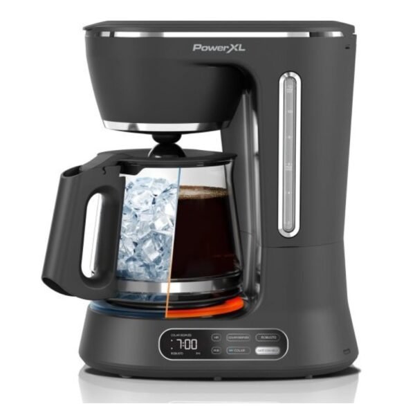 Coffee Maker Digital 12 Tz Negro POWERXL CM0122-1BPLA - Image 2