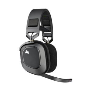 HEADSET CORSAIR HS80 RGB INALAMBRICO CARBON CA-9011235-NA