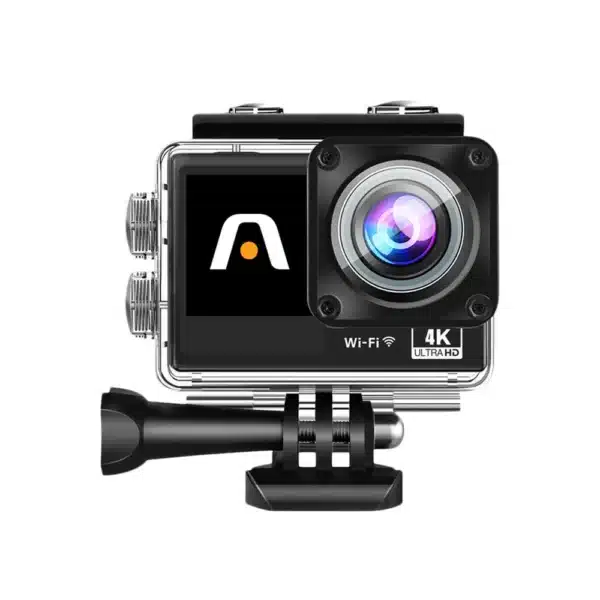 Cámara de acción Epic 85 4K UHD: dos pantallas y control remoto