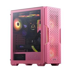 CASE ADATA G/XPG STARKER AIR MID-TOWER ATX ARGB PINK  STARKERAIR-PKCUS