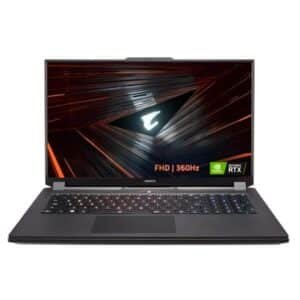 LAPTOP GAMING GIGABYTE AORUS 17" FHD 360HZ I7-12700H 16GB 1TB TV NVIDIA GEFORCE RTX3080Ti 16GB WIN 11 HOME ESPAÑOL NEGRO YE5-74US544SH-R