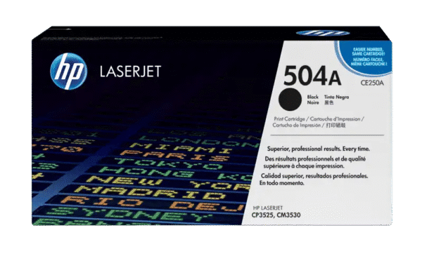 HP toner negro #504 5000 pgs CE250A