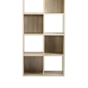 Kenneth Cole librero cubo unit color roble W61.5 x H122.5 x D29.5 cm-KCWD2022052-O
