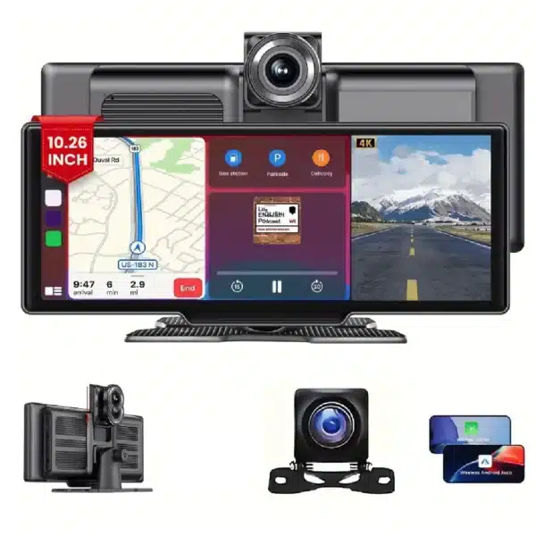 Pantalla para carro de 10.26 pulgadas con Android Auto y CarPlay Wireless